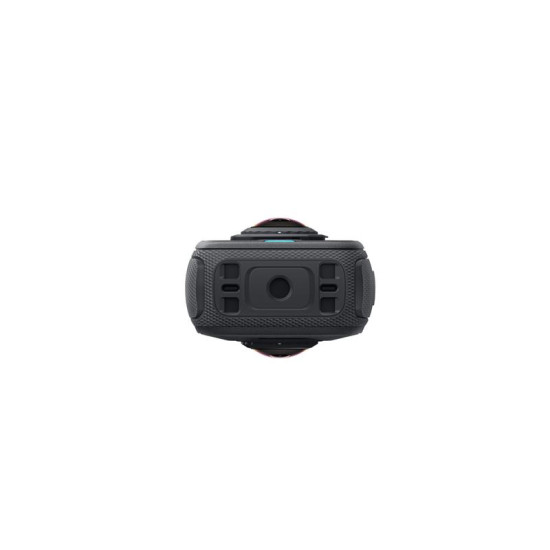 Insta360 X4 Air action camera standard bundle, compact dual-lens 360-degree camera in black, front and rear view