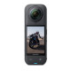Insta360 X5 BMW Motorrad Edition Camera Insta360 X5 BMW Motorrad Edition action camera with exclusive mini remote control and ultra battery, shown in black and blue branding