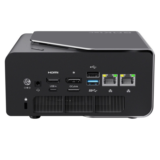 GMKtec K12 Mini PC Ryzen 7 H255 32GB 1TB Win 11 Pro GMKtec K12 Mini PC with AMD Ryzen 7 H255, 32GB RAM and 1TB SSD running Windows 11 Pro, compact small form factor desktop