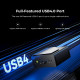 GMKtec K15 Core Ultra 5 125U 16GB + 1TB Win 11 Pro GMKtec K15 Mini PC with Intel Core Ultra 5 125U, compact black desktop unit with front-facing USB and power ports