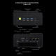 GMKtec K15 Core Ultra 5 125U 16GB + 1TB Win 11 Pro GMKtec K15 Mini PC with Intel Core Ultra 5 125U, compact black desktop unit with front-facing USB and power ports