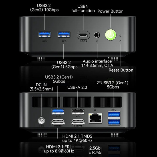 Mini PC GMKtec K17 Plus Intel Core Ultra 7 258V 32GB RAM + 1TB SSD WIN 11 Pro Mini PC GMKtec K17 Plus Intel Core Ultra 7 258V 32GB RAM + 1TB SSD WIN 11 Pro