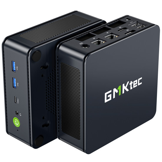 GMKtec M5 Ultra Mini PC Ryzen 7 7730U 32GB 1TB W11P GMKtec M5 Ultra compact mini PC with AMD Ryzen 7 7730U, 32GB DDR4 RAM and 1TB SSD, small form factor desktop unit