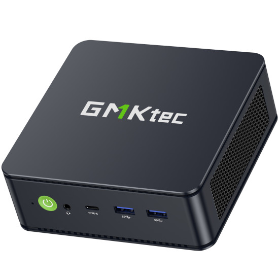 GMKtec M5 Ultra Mini PC Ryzen 7 7730U 32GB 1TB W11P GMKtec M5 Ultra compact mini PC with AMD Ryzen 7 7730U, 32GB DDR4 RAM and 1TB SSD, small form factor desktop unit