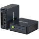 GMKtec M6 Ultra Mini PC Ryzen 5 7640HS 16GB 512GB GMKtec M6 Ultra Mini PC with AMD Ryzen 5 7640HS, compact silver chassis, front and rear port view