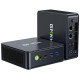 GMKtec M6 Ultra Mini PC Ryzen 5 7640HS 16GB 512GB GMKtec M6 Ultra Mini PC with AMD Ryzen 5 7640HS, compact silver chassis, front and rear port view