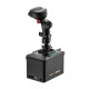 MOZA AB6 AS017 Flight Simulator Bundle MOZA AB6 AS017 Flight Simulator Bundle with dual servo force feedback joystick and full metal alloy construction on desk