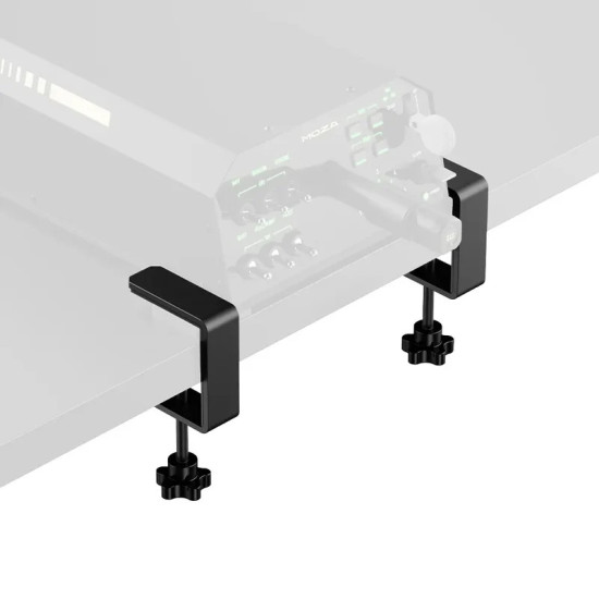 MOZA AS013 carbon steel table clamp for yoke base, compact design, dimensions 91 x 82 x 30 mm, shown on white background