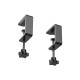 MOZA AS013 carbon steel table clamp for yoke base, compact design, dimensions 91 x 82 x 30 mm, shown on white background