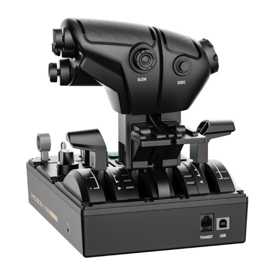 MOZA Racing MTQ AS014 modular throttle quadrant with interchangeable levers for flight simulator use