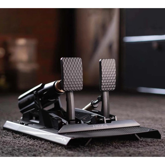 MOZA Racing RS082 mBooster Aktivni set pedala (s CRP2 gasom) MOZA Racing RS082 mBooster Aktivni set pedala (s CRP2 gasom)