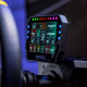 MOZA Racing CM2 RS072 sim racing display with 5-inch HD touchscreen, shift LEDs and flag indicators on white background