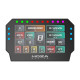 MOZA Racing CM2 RS072 sim racing display with 5-inch HD touchscreen, shift LEDs and flag indicators on white background