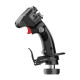MOZA MH16 AS002 Flightstick aircraft control stick made from aluminium alloy with detachable expansion modules and multiple input buttons
