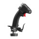 MOZA MH16 AS002 Flightstick aircraft control stick made from aluminium alloy with detachable expansion modules and multiple input buttons