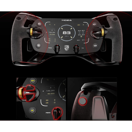 MOZA Porsche Mission R RS097 Simracing Steering Wheel MOZA Porsche Mission R RS097 Simracing Steering Wheel