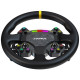 MOZA RS V2 RS25 PC Sim Racing Steering Wheel MOZA RS V2 RS25 round sim racing steering wheel with Nappa leather grip, carbon fibre magnetic paddle shifters, and RGB rev indicator, open view