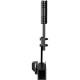 MOZA HBP RS31 sim racing handbrake in anodised aluminium with adjustable handle, shown mounted vertically