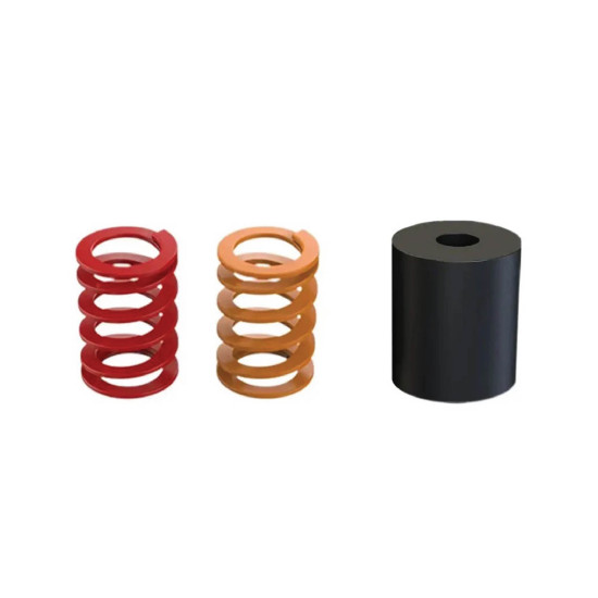 MOZA SR-P RS17 Accessory Kit with black, red and orange springs and metal stopper for sim racing pedal tuning