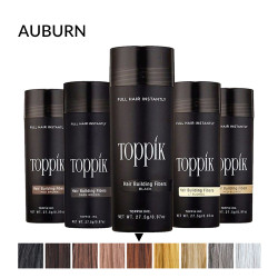 Toppik Hair Fiber, Auburn / reddish (large 27.5 g, up to 50 applications)