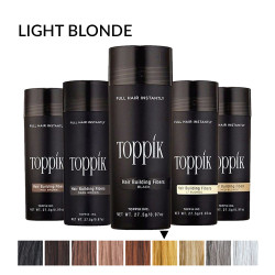 Toppik Hair Fiber, Light Blonde (large 27.5 g, up to 50 applications)